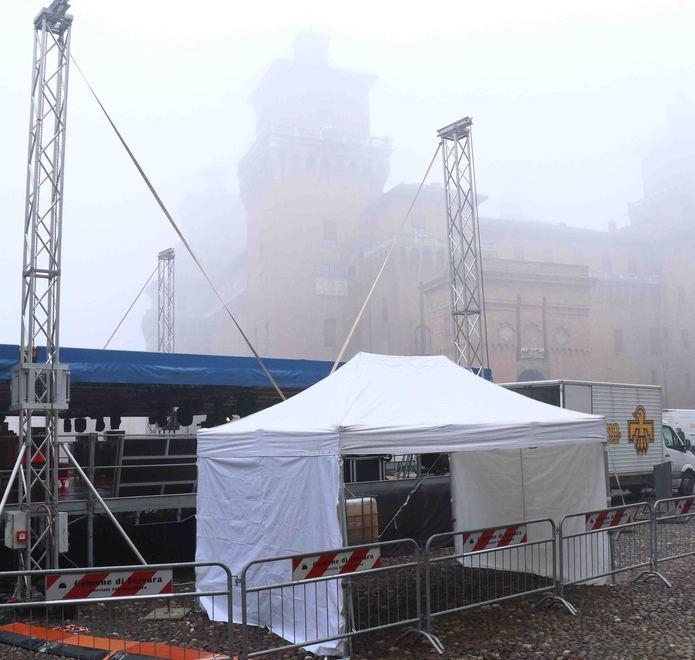 Incendio del Castello a rischio nel 2020: il cantiere post sisma impone modifiche 