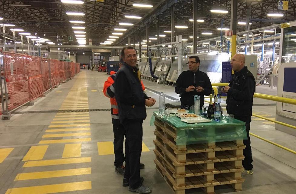 Un brindisi anche in azienda 