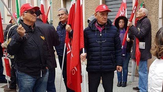 Sit-in dei pensionati contro il governo