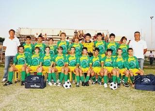 La squadra dei Giovanissimi Regionali del Palazzaccio
