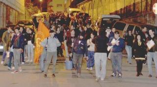 Il corteo dei Carc ha toccato tutti gli istituti del centro