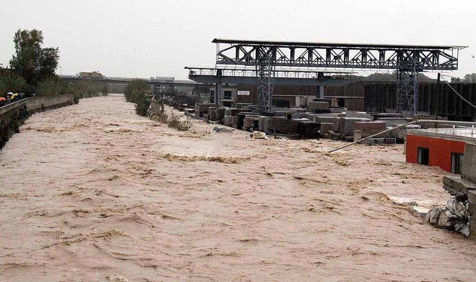 L’alluvione del 2014 e il crollo del muro 