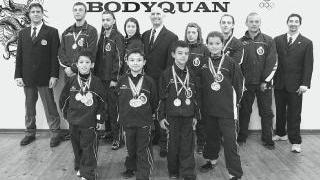 La squadra della Bodyquan guidata dal maestro Terranova