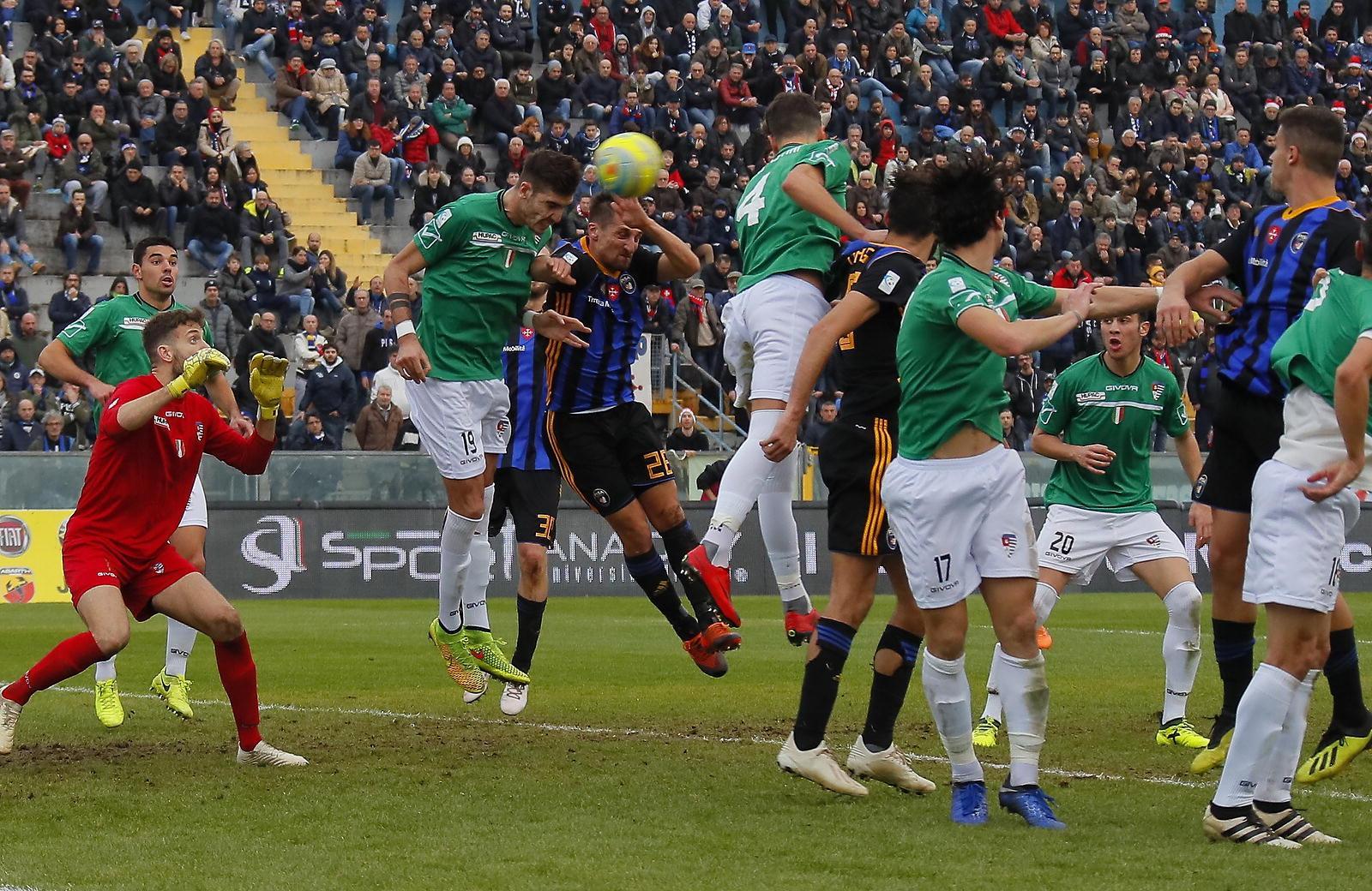 Un'azione dei nerazzurri