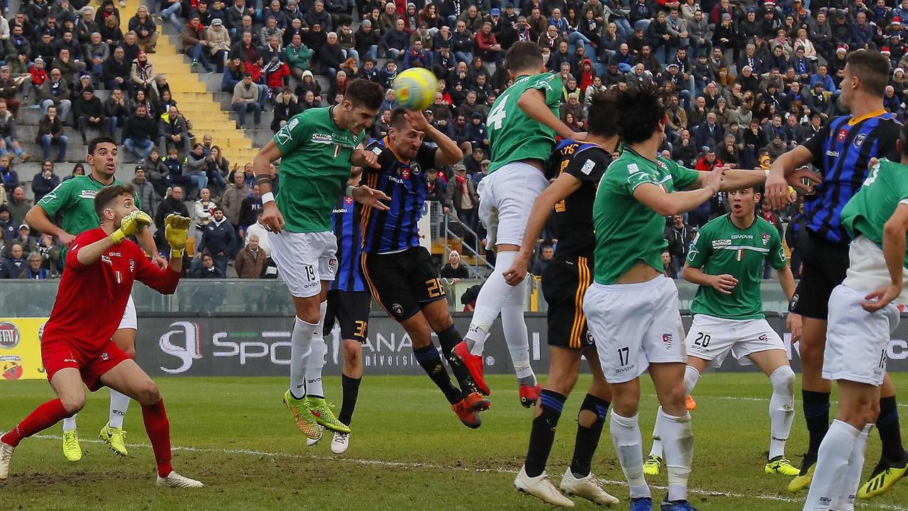 Un'azione dei nerazzurri