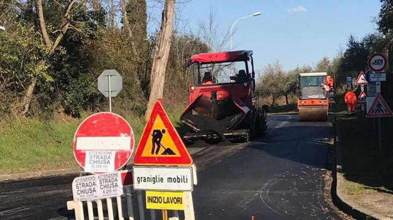 Asfaltatura completata Pesciatina e Lucchese ora sono più sicure