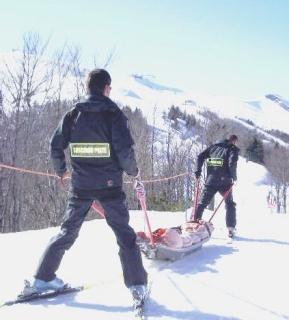 Un soccorso dei volontari