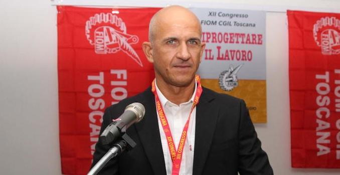 Massimo Braccini, segretario regionale della Fiom Cgil