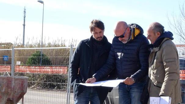 Le ruspe tra le Torri e i campi da tennis