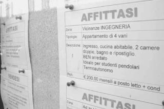 Affitti a studenti, il 70% è in nero