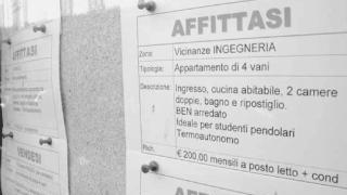 Affitti a studenti, il 70% è in nero