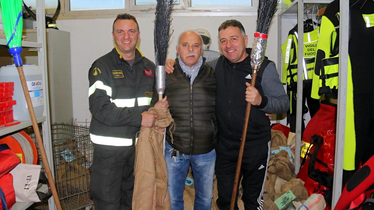 Da sinistra Enrico Fecchi, Mauro De Fusco, Roberto Calvetti