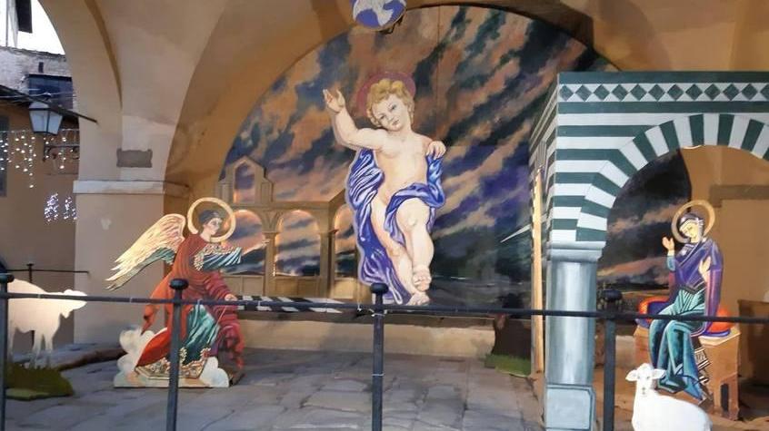 Il presepe finito nel mirino dei ladri a Fucecchio