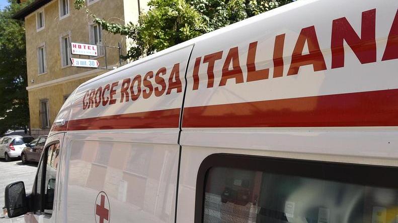 Una ambulanza della Croce Rossa