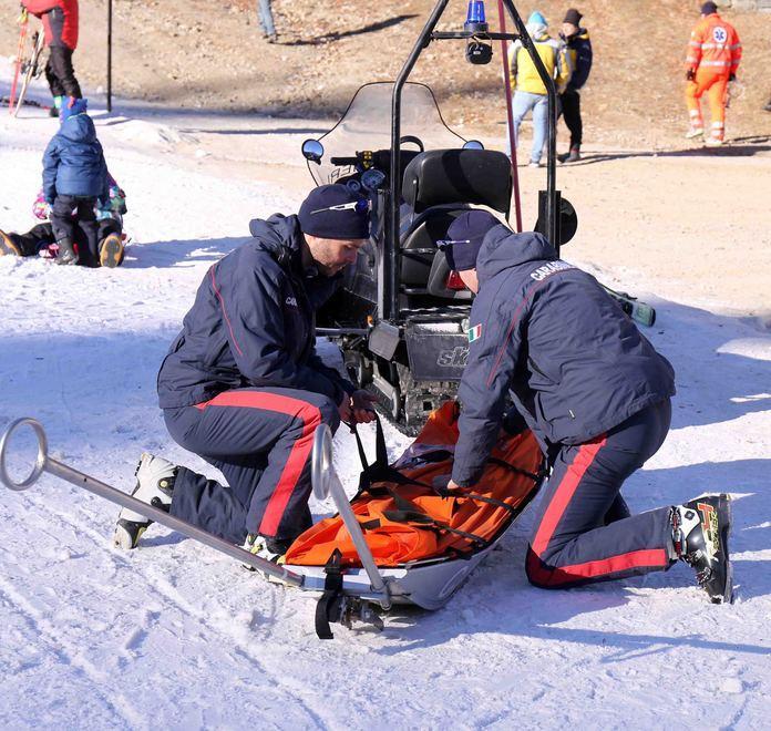 I carabinieri vigilano sulle piste da sci già quindici interventi in due settimane 