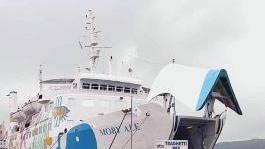 Auto in attesa di imbarco a Portoferraio