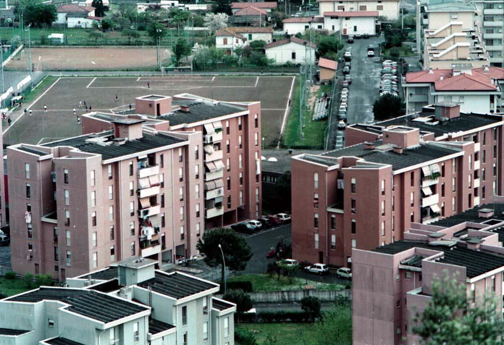 Una veduta dei palazzi di Castagnara 