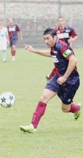 <strong>TRIPLETTA.</strong> Federico Tosi in azione