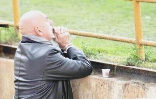 Valter Noccioli nel tunnel sembra voler scongiurare il peggio