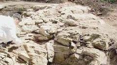Archeologi durante gli scavi