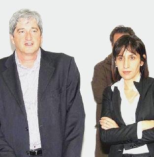 Luciano Guerrieri, presidente della Authority, con Paola Mancuso