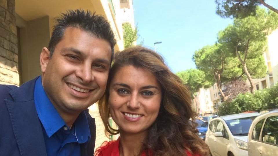 Marco Sciscione e Susanna Ceccardi