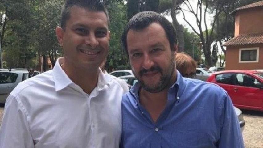 Marco Sciscione e Matteo Salvini