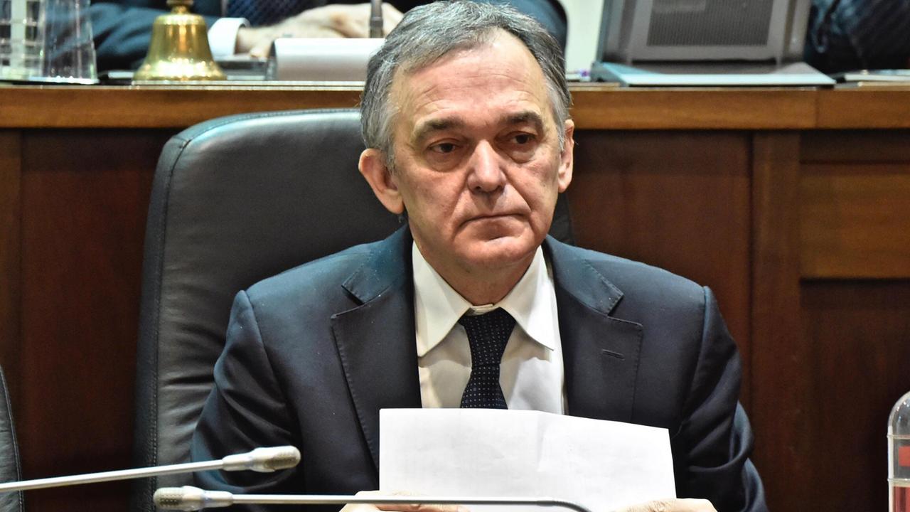 Il governatore della Toscana, Enrico Rossi