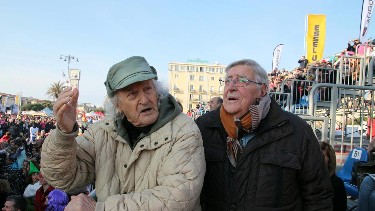 Renato Verlanti (a destra) insieme a Arnaldo Galli