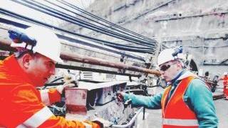 Il cantiere della Variante di Valico a cui ha partecipato anche la Baldassini-Tognozzi