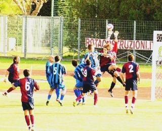 Il Camaiore in un’azione difensiva