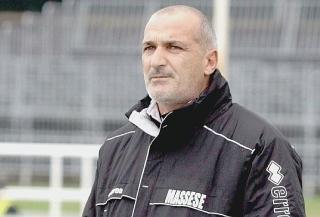 L’allenatore della Massese Paolo Moschetti