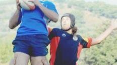 L’Elba Rugby in possesso dell’ovale A destra Leonardo Ceccherelli
