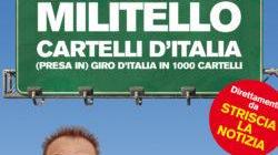 La copertina del nuovo libro di Cristiano Militello, "Cartelli d'Italia"