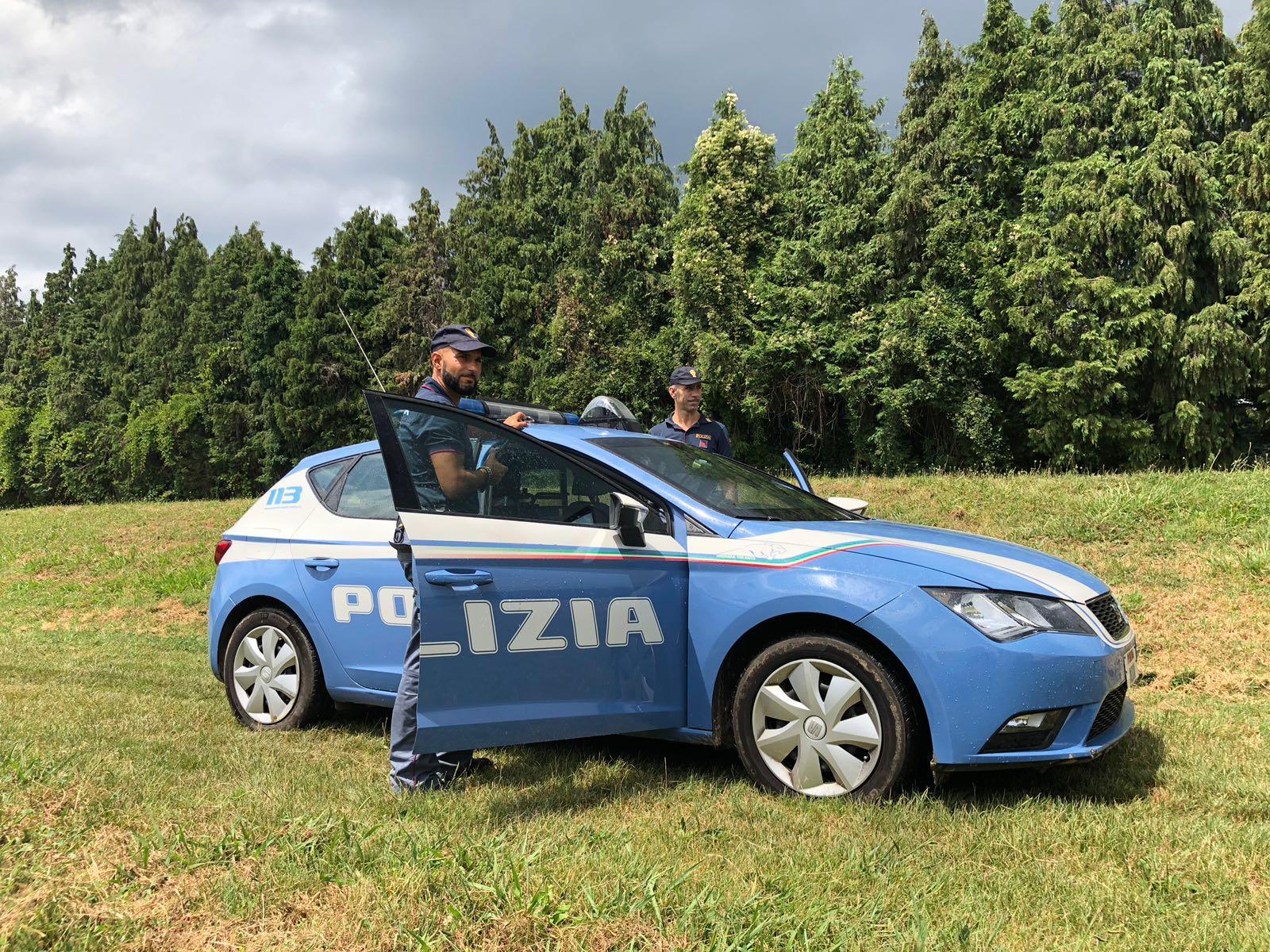 La volante sugli spalti