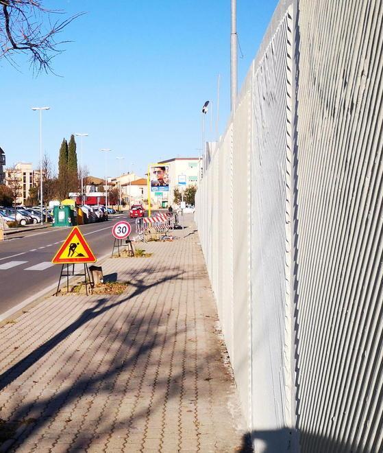 Si sostituiscono gli alberi lungo via della Fiera