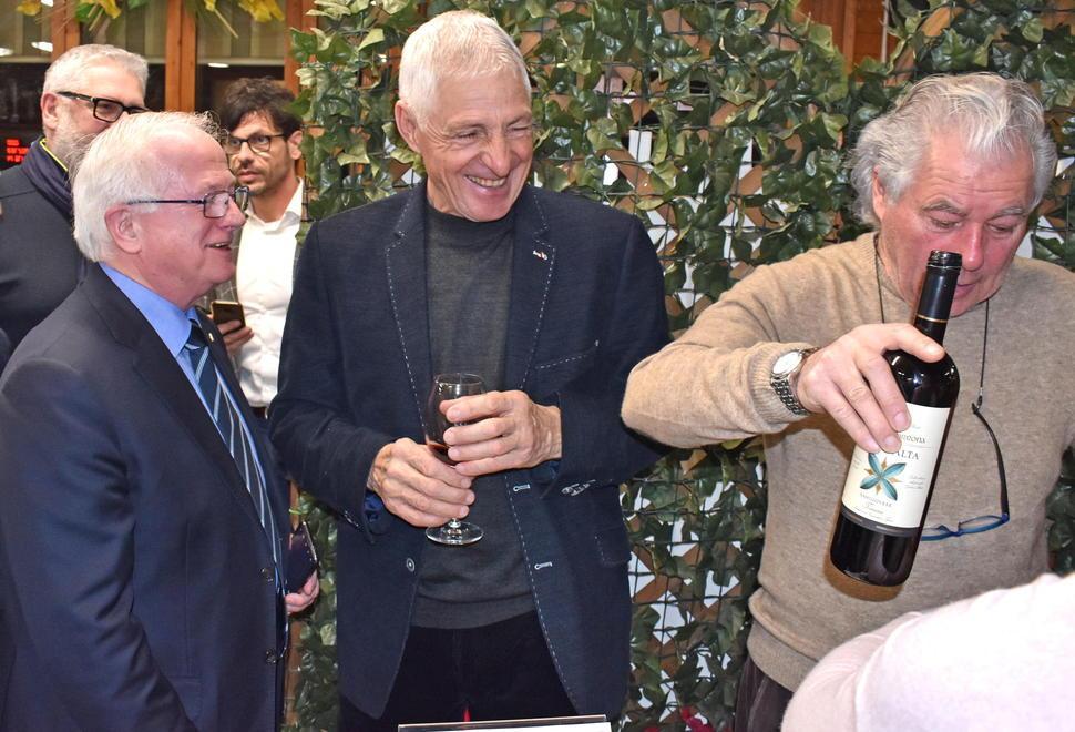 Francesco Moser a cena con i suoi “primi” tifosi
