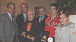 Il sindaco Cenni, Fabrizio Barni, il presidente Taiti, Gori e Dellapè