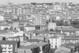Una panoramica delle abitazioni di Piombino