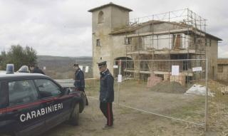 Il sequestro di un cantiere effettuato nei mesi scorsi dai carabinieri di Montespertoli