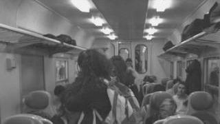 Un treno regionale affollato