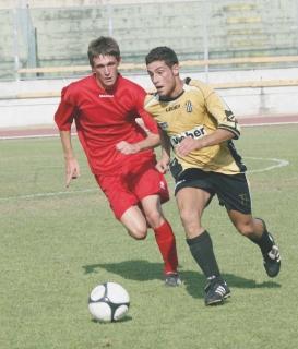 Una foto d’archivio di Matteo Moneta in azione