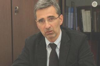 L’assessore regionale Simoncini e un reparto della Dalmine