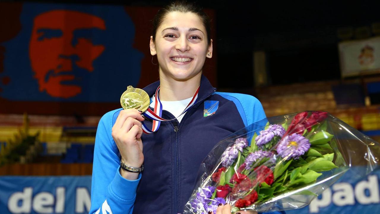 Nicol Foietta sul podio di Coppa del Mondo a l'Avana