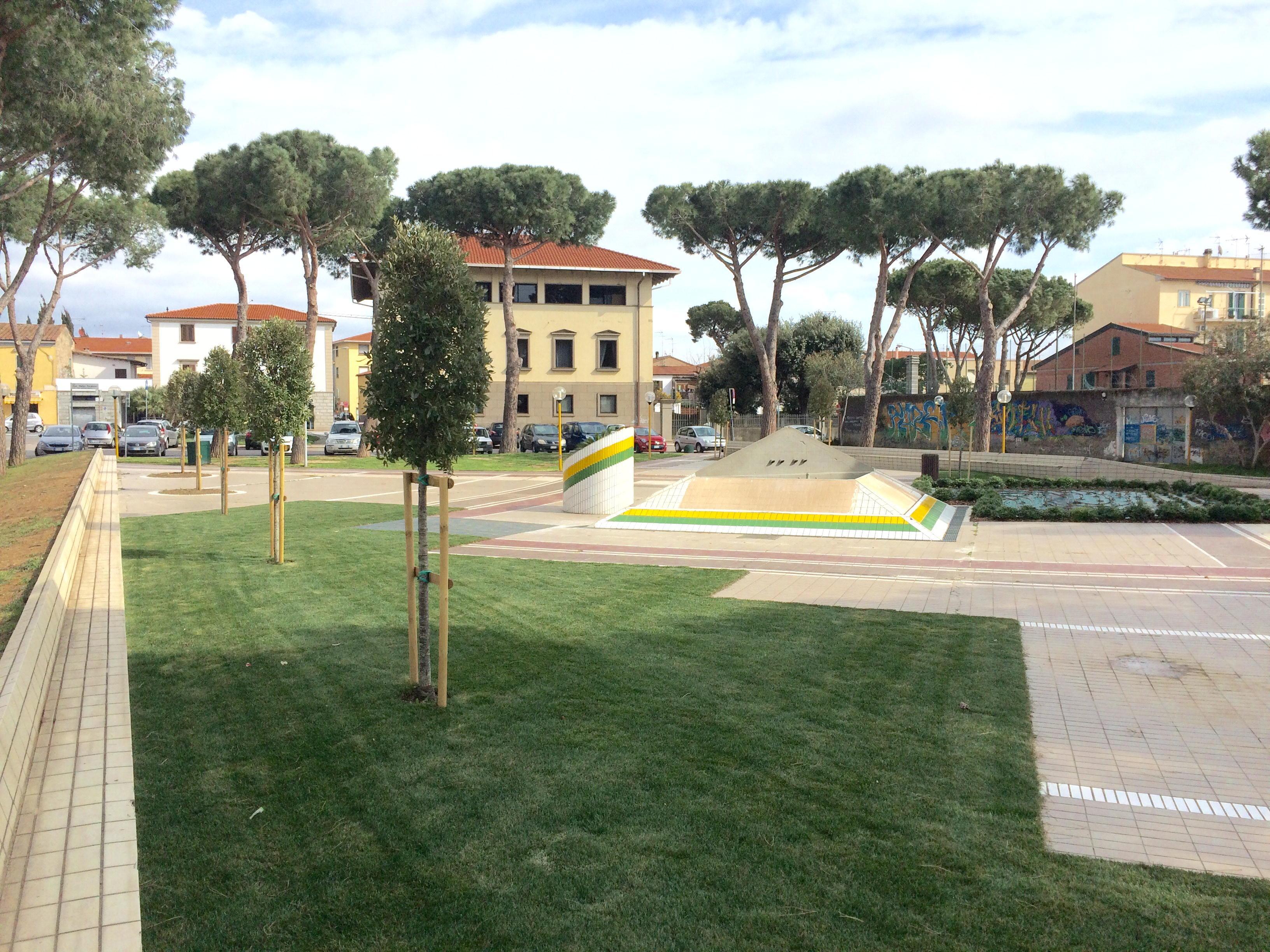 Uno scorcio di piazza dei Mille a San Pietro in Palazzi