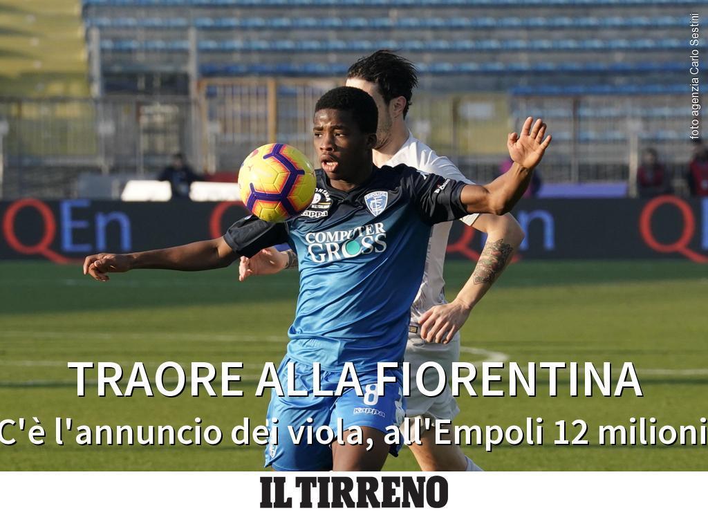 Ora è ufficiale: l'Empoli cede Traore alla Fiorentina