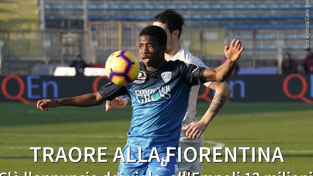 Ora è ufficiale: l'Empoli cede Traore alla Fiorentina