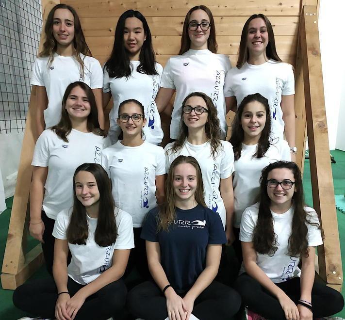 Pioggia di medaglie d’argento sulle ragazze dell’Azzurra 