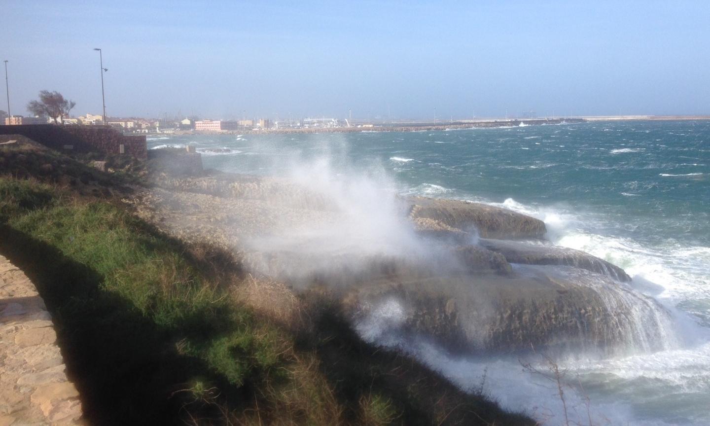 Maltempo, in arrivo forti mareggiate e vento sulla Sardegna