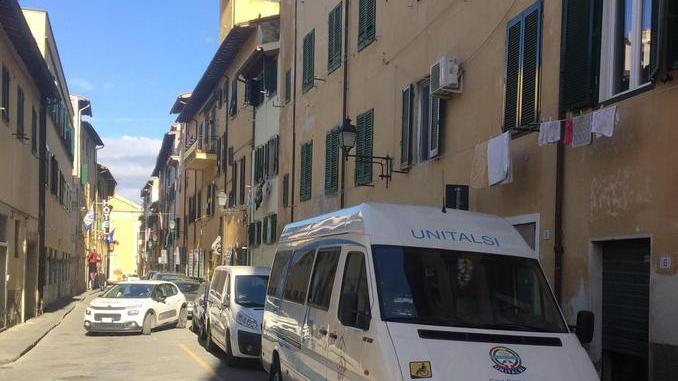 Il furgone dell'Unitalsi